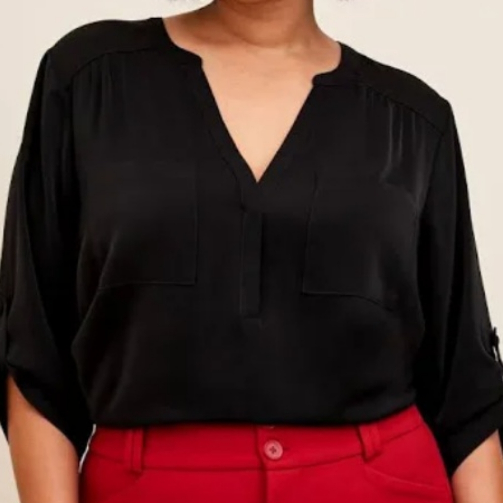 Black Harper 3 quarter sleeve snag free